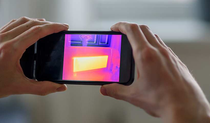 Infrared ray detection: Cameras as intelligent sensors