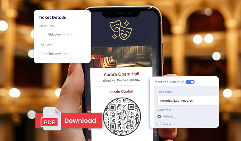 What is an Event Ticket QR code