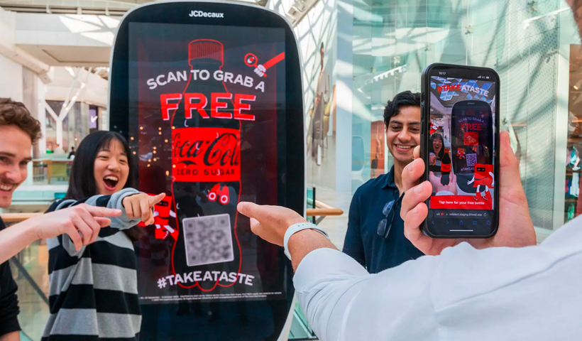 Campania #TakeATasteNow a Coca-Cola x Tesco pentru o experiență DOOH