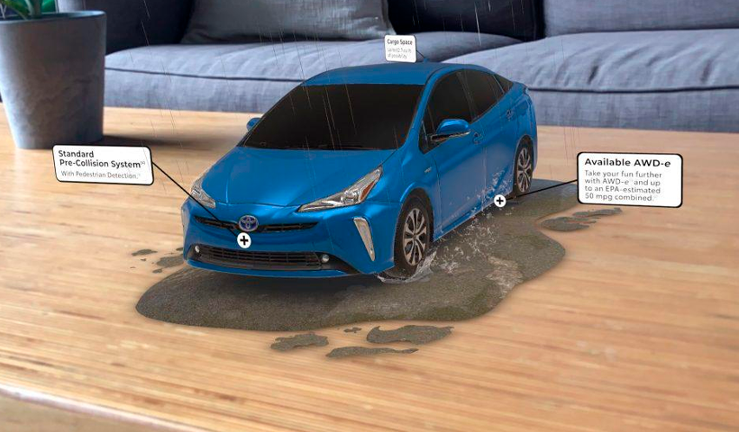 Toyota oferă teste de condus virtuale bazate pe realitate augmentată pentru noile lansări