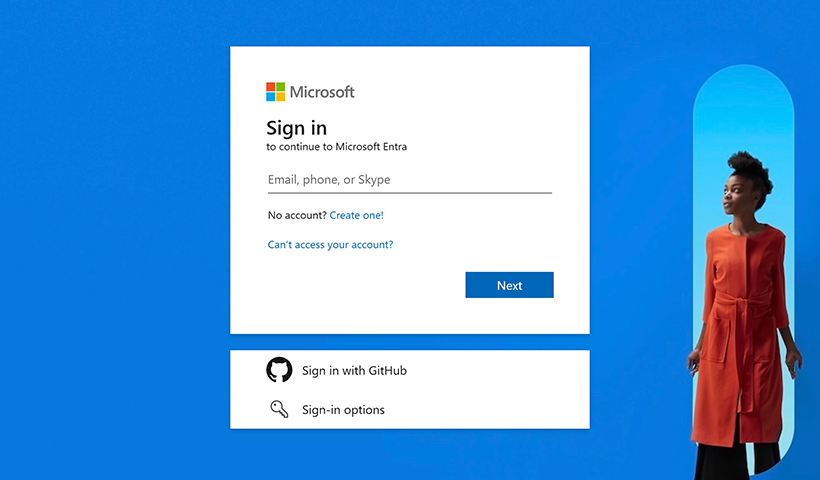 Adım 6: Microsoft oturum açma ekranı yeni bir sekmede açılacaktır. Kimlik bilgilerinizi girin ve oturum açın.