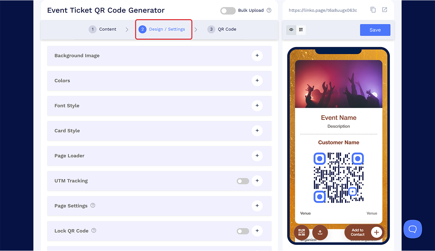 Qr Code Events Ticket Event Ticket QR Code Generator and Check-in System