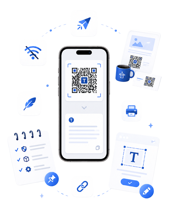 Text QR code benefits
